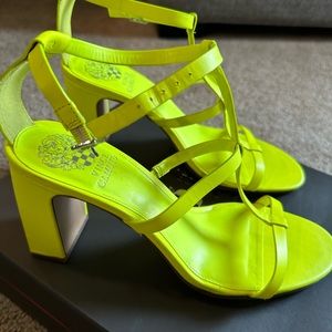 Vince Camuto Neon Yellow Heels